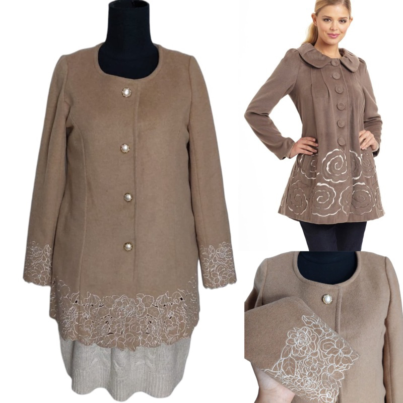 Preloved Wool Coat CECIL MCBEE 070418