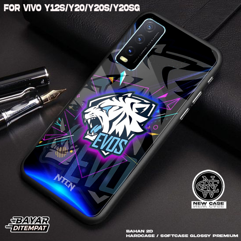 Case VIVO Y12S/Y20/Y20S/Y20SG - Casing Hp Terbaru 2023 Newcase [ EVOS2] Silikon Hp Mewah - Kesing Hp