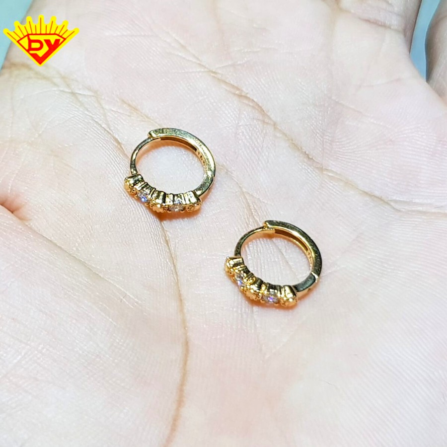 Anting Emas Permata Zirconia 539 Kadar 700