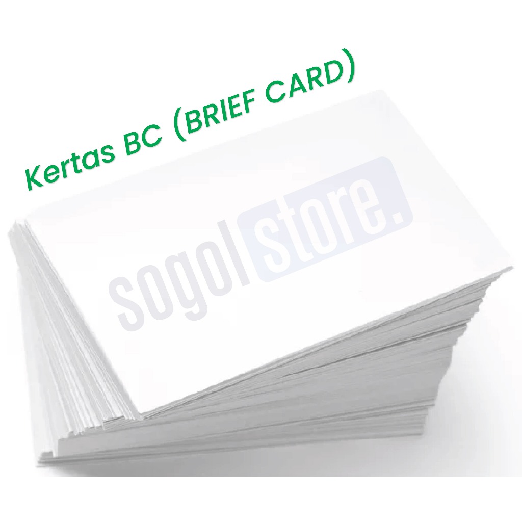 Kertas BC - Brief Card Tik Untuk Undangan Pernikahan, Walimah, Khitan, Aqiqah DLL