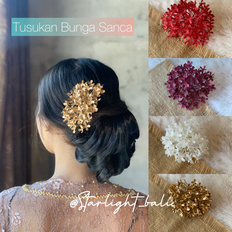 STARLIGHT BALI -  Bunga Asoka / Hiasan Hairdo/ Aksesoris Rambut