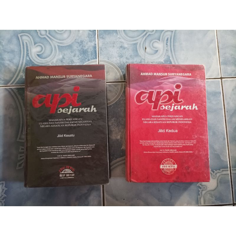 Original HC Hardcover Paket Lengkap Api Sejarah Jilid 1 dan 2 karya Ahmad Mansur Suryanegara