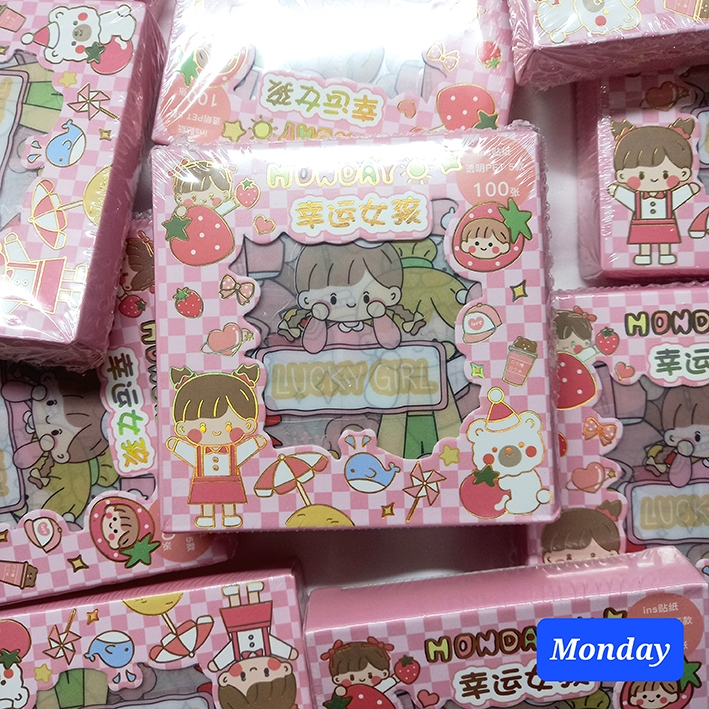 

Sticker Monday 100 Lembar termasuk box - Stiker Dekorasi