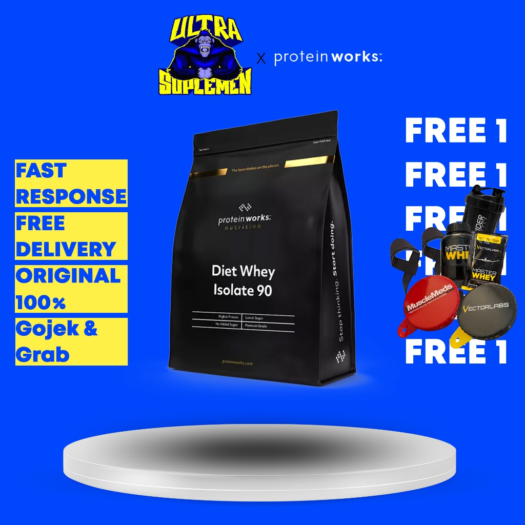 PROTEIN WORKS DIET WHEY ISOLATE 90 500G UK