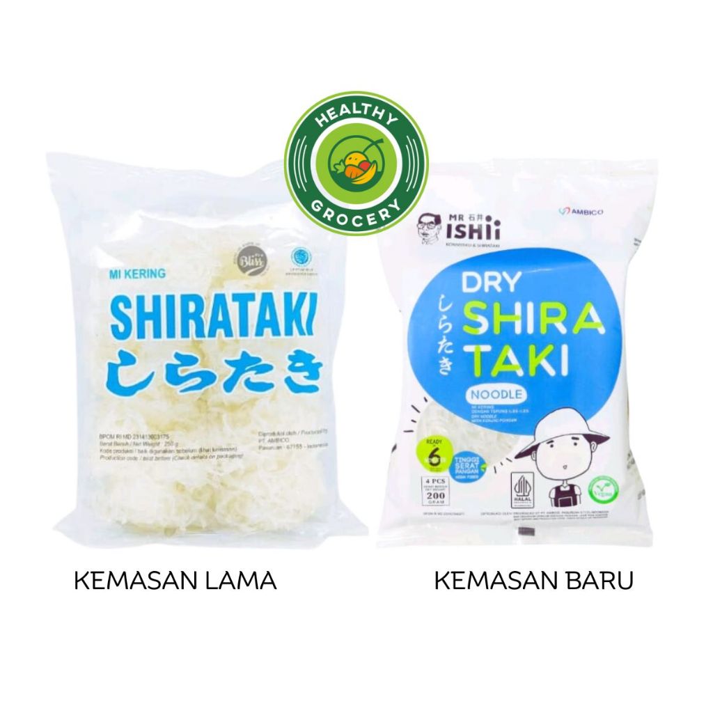 

Shirataki Low Carb Mie Kering 200 gr