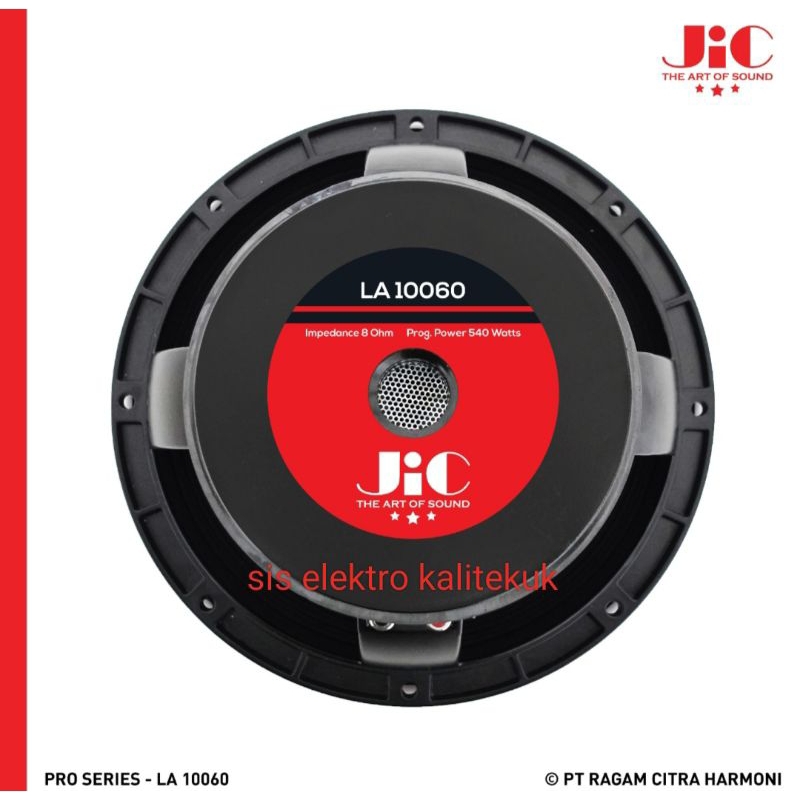 Speaker 10 Inch JIC LA 10060
