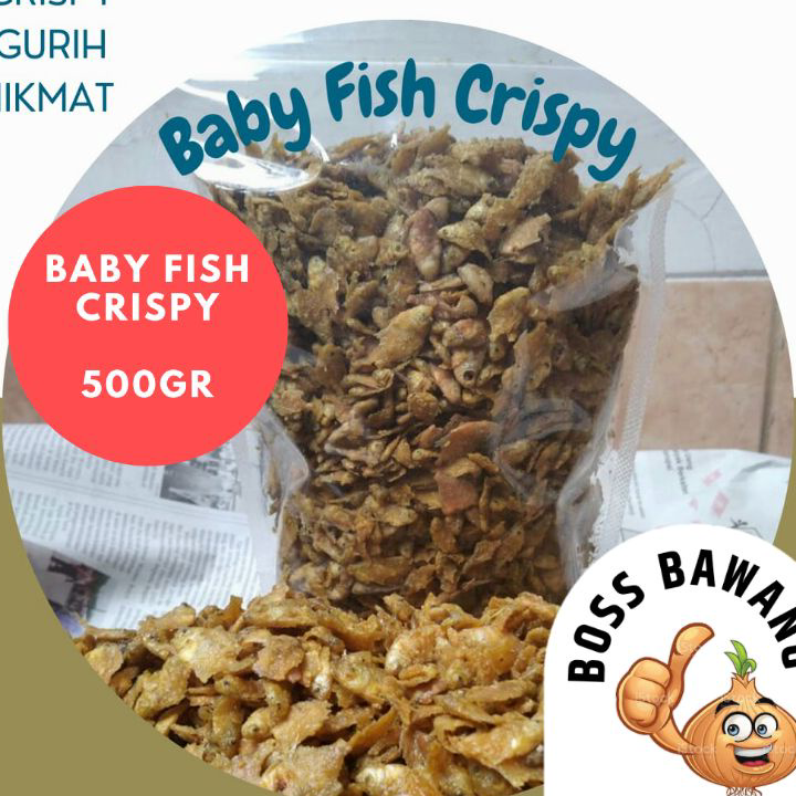 

➮➟✤ Baby Fish | Baby Fish Crispy 500gr | Baby Fish Ikan Nila Crispy