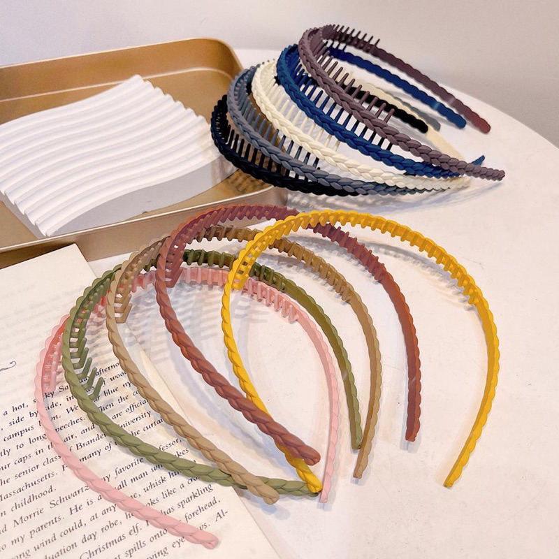 BANDO KEPANG SIRKAM DOFF/ HAIRBAND KOREA / BANDO SISIR MOTIF KEPANG DOFF