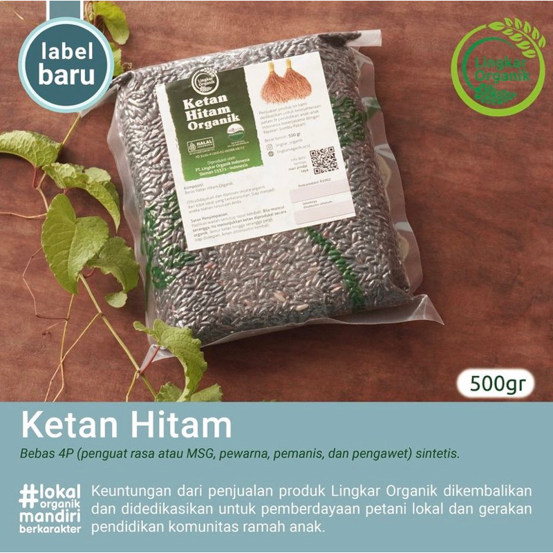 

Beras Ketan Hitam 500gr - Lingkar Organik