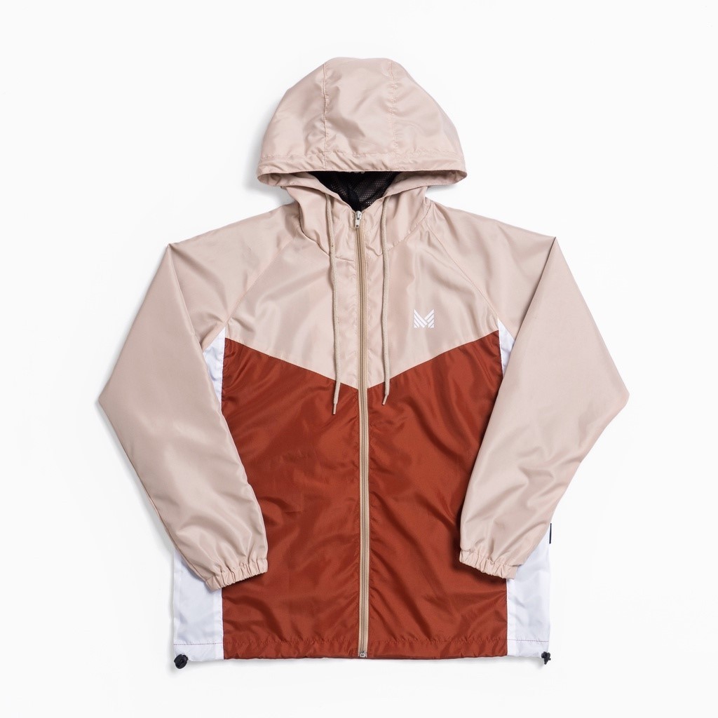 Jaket Parasut Pria Wanita Waterproof Windbreaker Outdoor Olahraga Running Sport Jogging Original