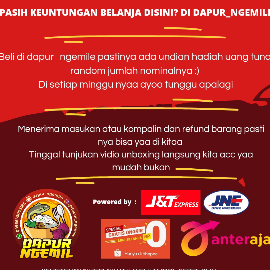 

Paling Popular Nyamnyam rice crispy 1kg Terlaris