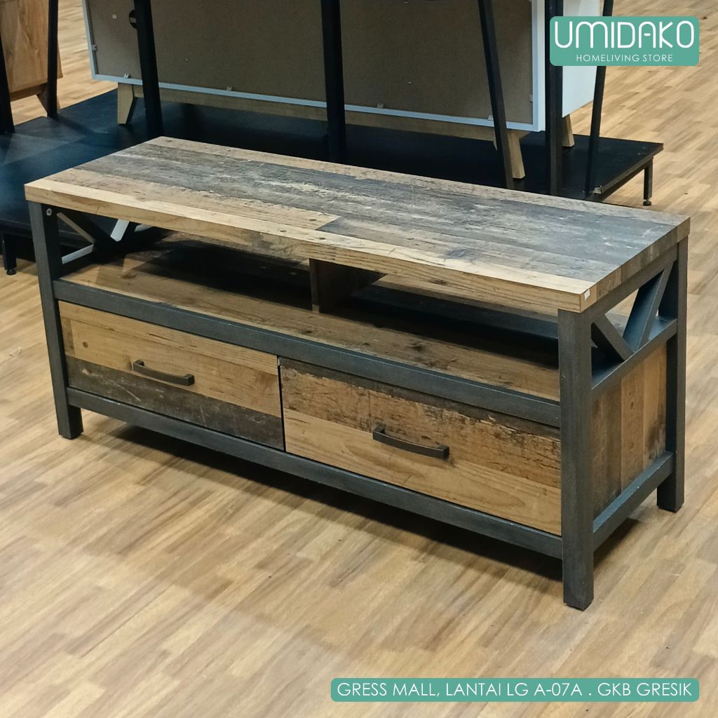 ROBBIE RAK TV PANJANG 120 CM / MEJA TV 120 CM / CABINET TV