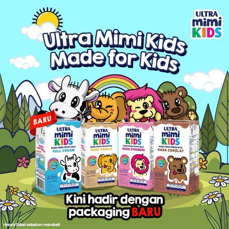 

[SATUAN] Ultra Mimi Susu UHT 125 ML