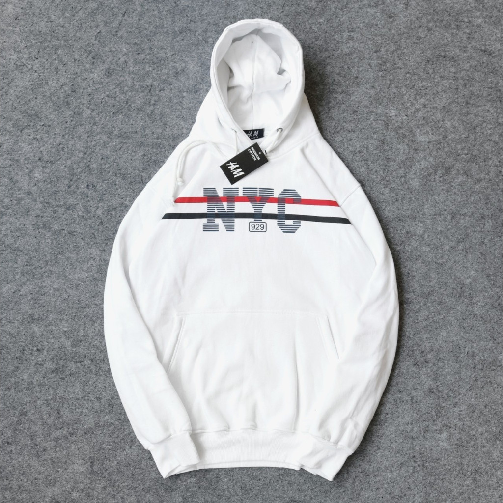 SWEATER JAKET HOODIE H&M NYC STRIPE PREMIUM QUALITY
