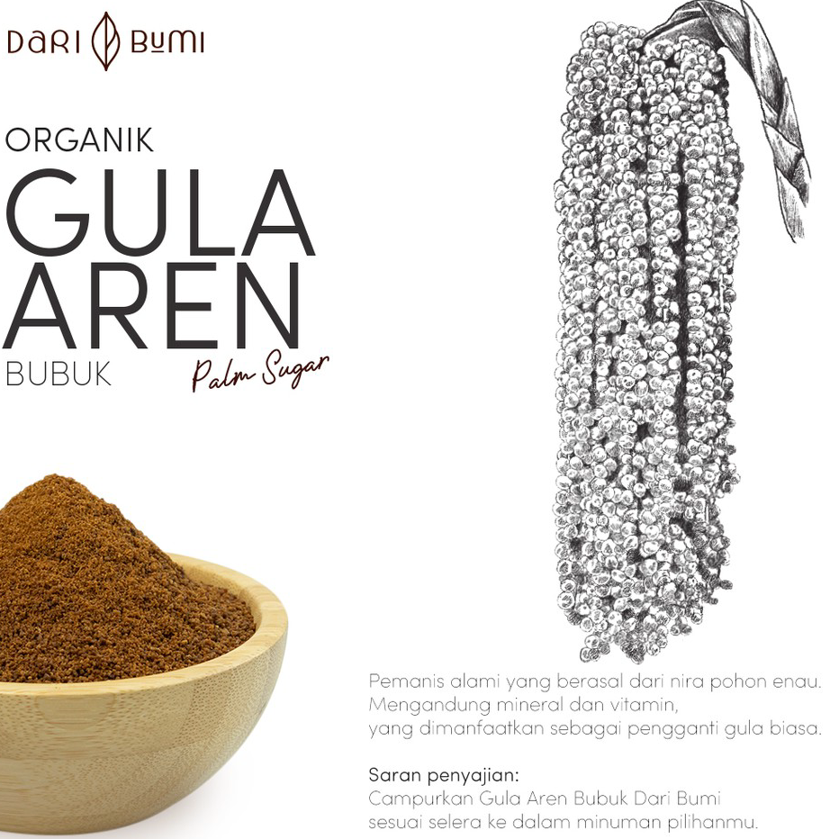 

Best Seller Dari Bumi Gula Aren Bubuk Organik 500 Gr Premium Pure ➲➛☆