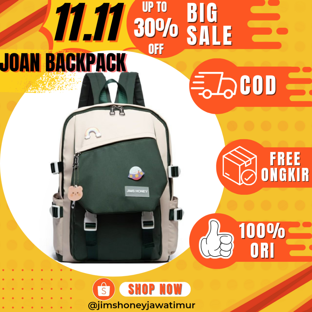 Jims Honey Tas Ransel Wanita Joan Backpack