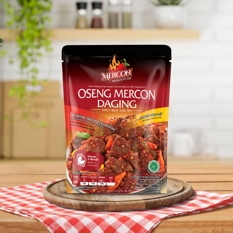 

Ready stock Mercon Merah Putih - Satuan || Oseng Mercon Daging