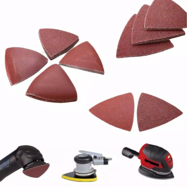 Amplas Sandpaper sander Segitiga oskilasi Universal 1 pcs Ukuran 8 cm Limited