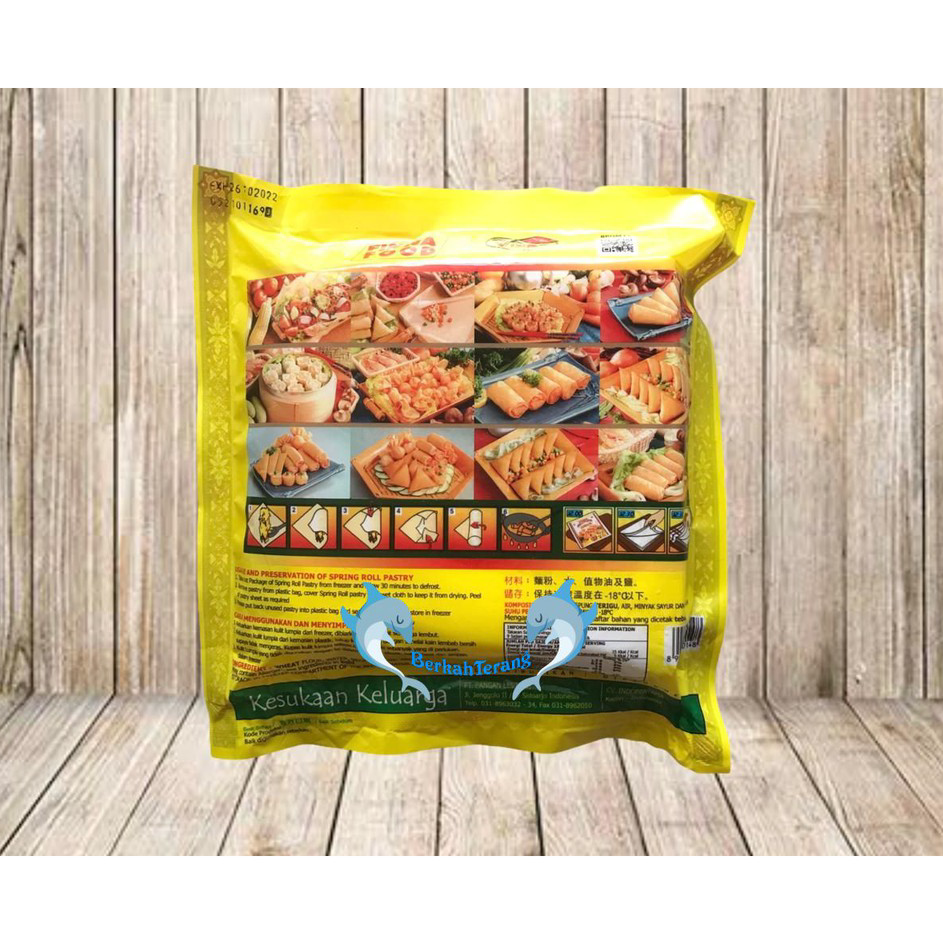 

➚➹✲ FINNA SPRING ROLL PASTRY 125mm x 125mm 50 lembar HALAL / Finna Kulit Lumpia Harga Murah
