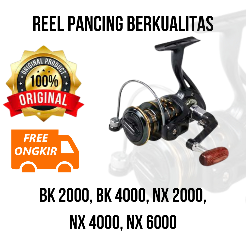 TaffSPORT GHOTDA Reel Pancing Spinning Fishing 5.2:1- BK2000/BK 4000/NX2000/NX4000/NX6000
