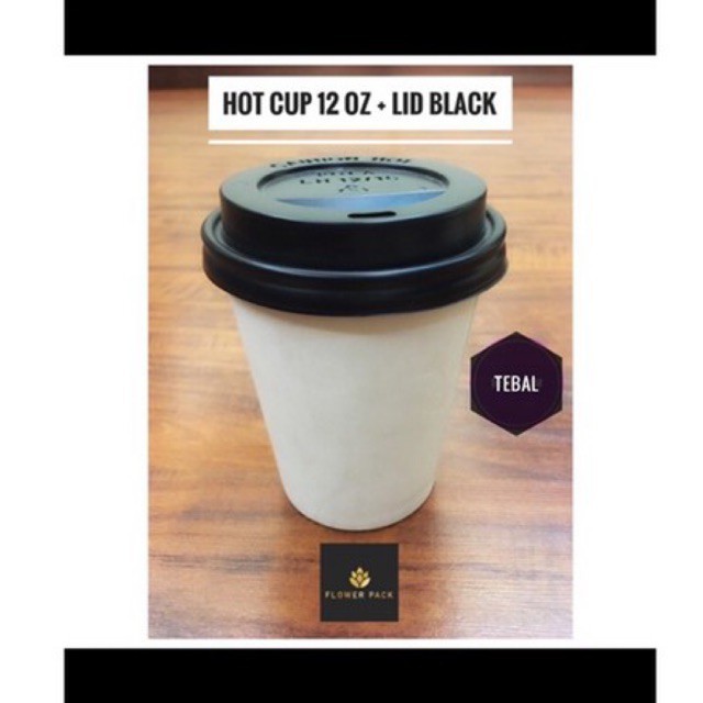 KELIPATAN ORDER 50PCS / Paper Hot Cup 12oz / Paper Cup 12oz / Gelas Kertas 12oz / hot cup 12oz