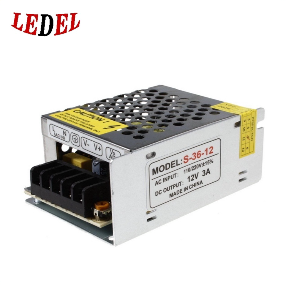 ➞✧✴ Power Supply 12V 3A Adaptor trafo 12V5A 10Aamper led lampu strip 12volt 3ampere Murah Banget