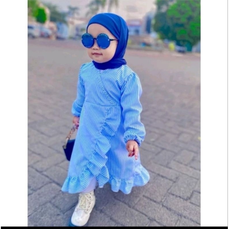 Widya midi dress/Zaskia Midi Dress Anak 1-5 Tahun/Dress Anak perempuan murah/ Dress anak model kekin
