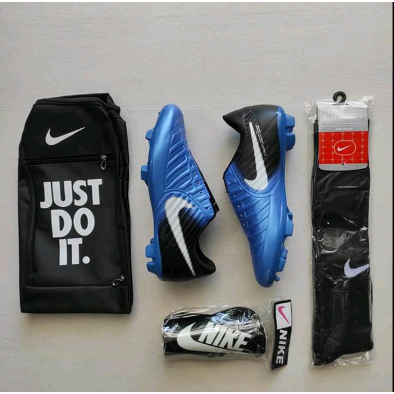 HARGA PROMO Sepatu Sepak Bola Nikk. Tiempo Mercurial Termurah Olahraga Pria Bonus Tas Kaos Kaki Dan Deker Bayar Di Tempat/COD