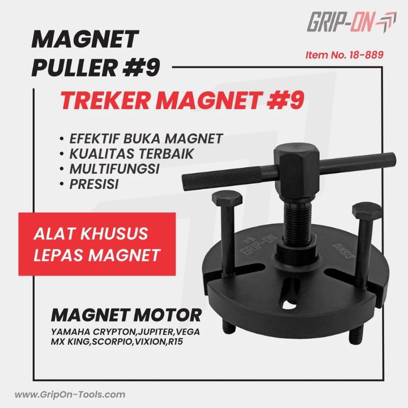 GRIP-ON MAGNET PULLER #9 MULTI-FUNCTION | Treker Magnet No 9 Multi-Fungsi grip on gripon Tracker mag