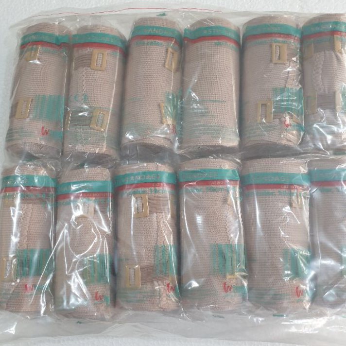 Baru Perban Elastis Kaki Tangan Lutut 10cm x 4.5m Elastic Bandage Perban Patah Tulang Verban Elastis