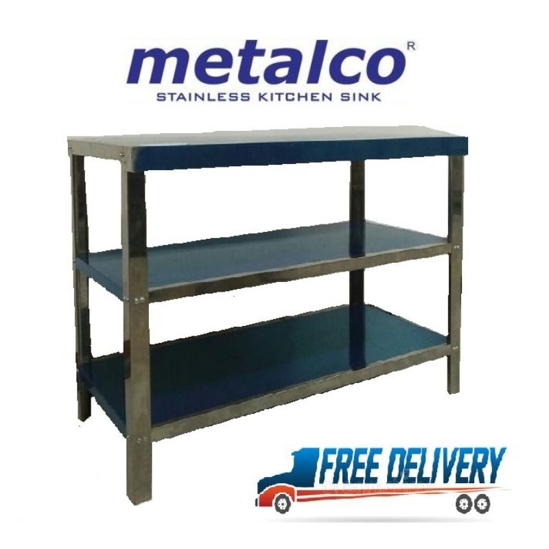MEJA STAINLESS. MEJA DAPUR, KOMPOR. METALCO.TYPE: MT3 TC