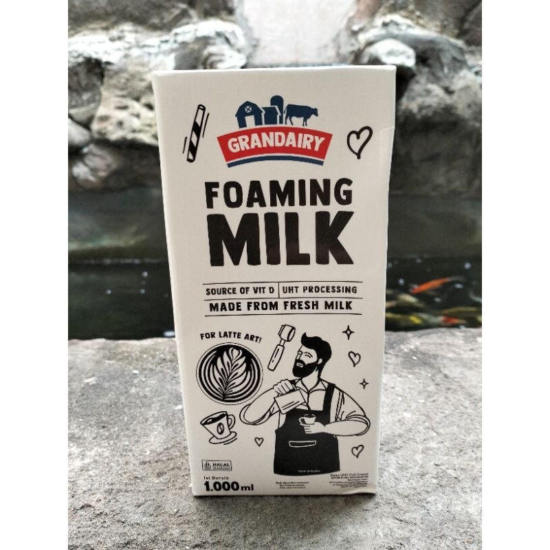 

Susu Grandairy foaming milk 1L / fresh milk Ed april 2025