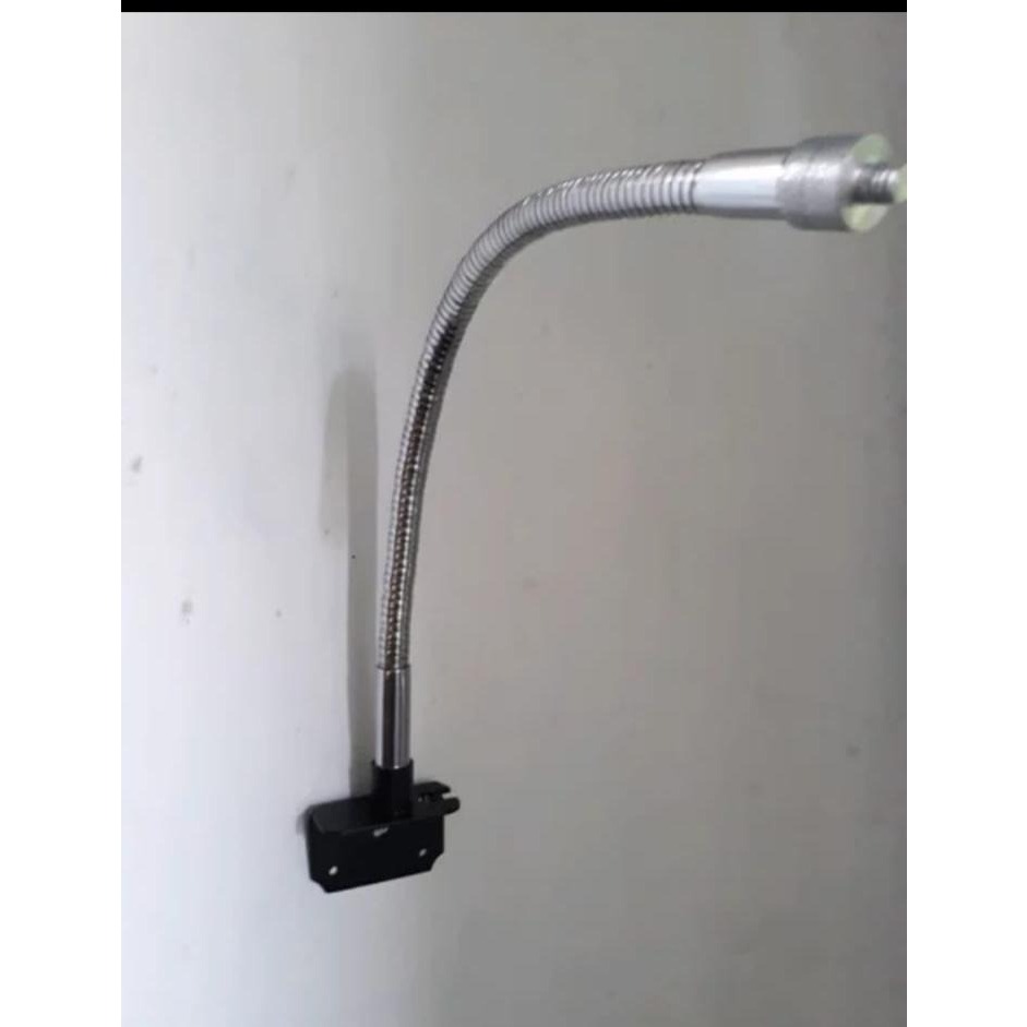 Stand standing mic tempel dinding/wall bracket mic spiral panjang 40cm