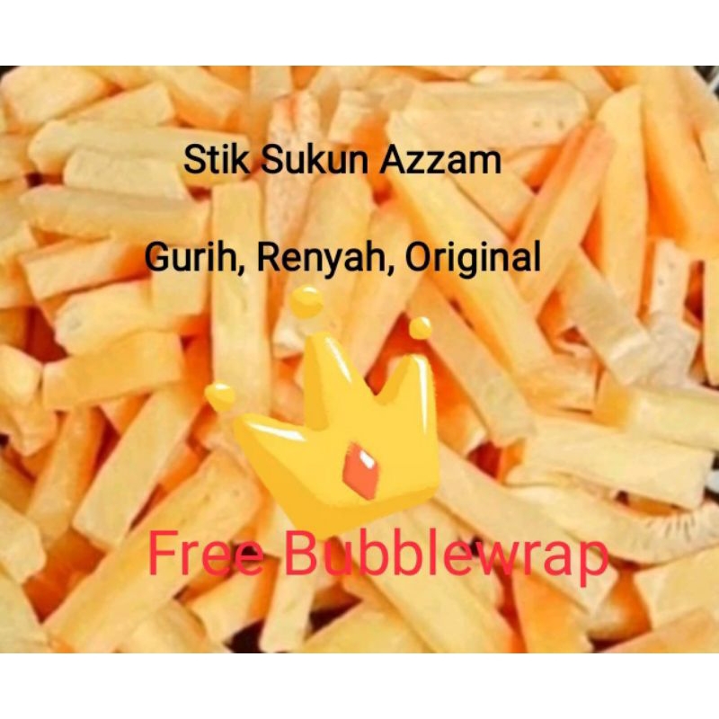 

KERIPIK STIK SUKUN MENTEGA SUPER KEMASAN 1 KG ORIGINAL ASIN GURIH