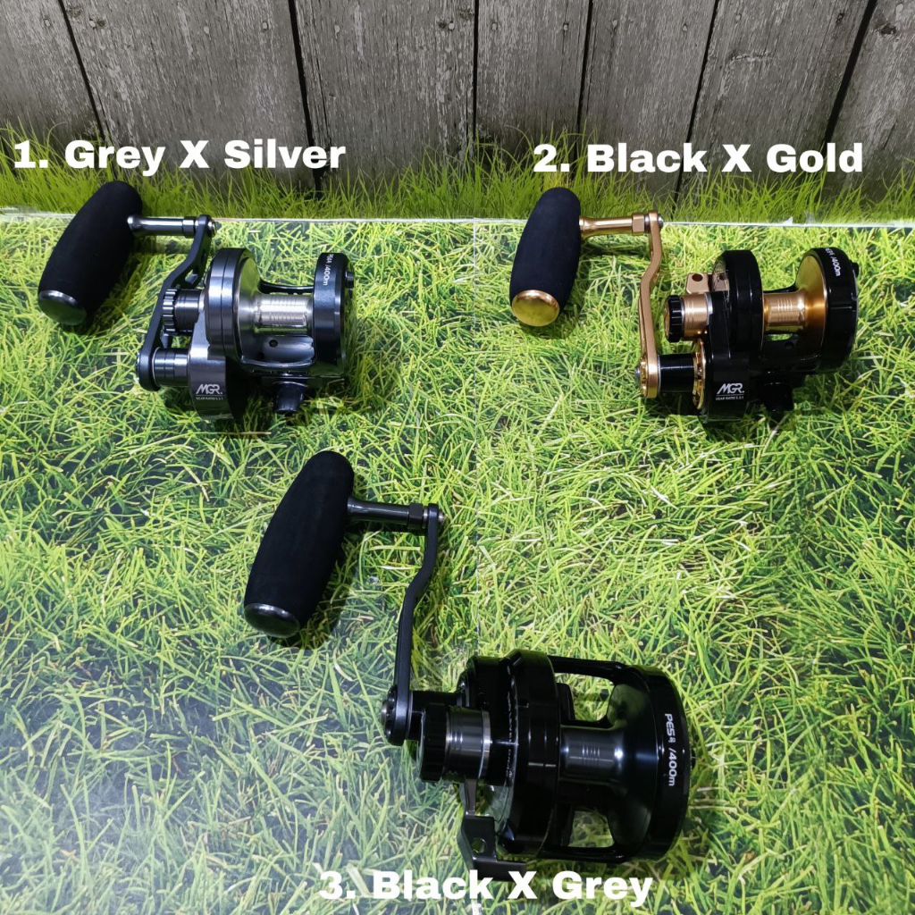 REEL OH MAGURO DEEP X NS 400 N | NL PILIH WARNA | OVERHEAD | JIGGING | DASARAN