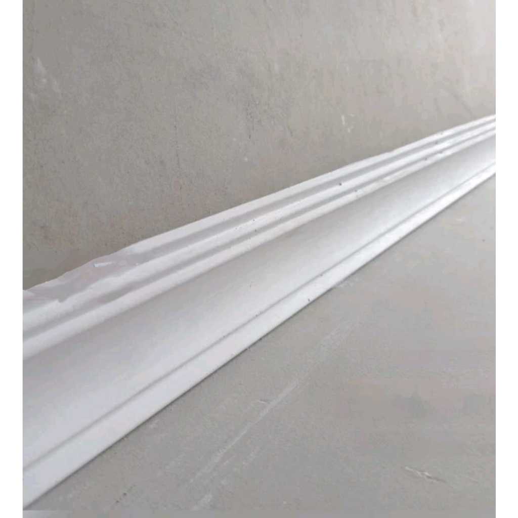 List Gypsum motif belah bambu 8 cm / Lis profil gypsum plafon pvc / List gipsum / gypsum shofwa plaf