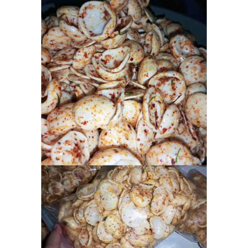 

Seblak Kering Kerupuk Kemplang Bumbu Kacang Aroma Daun Jeruk Pedas Original Berat Bersih 250Gr