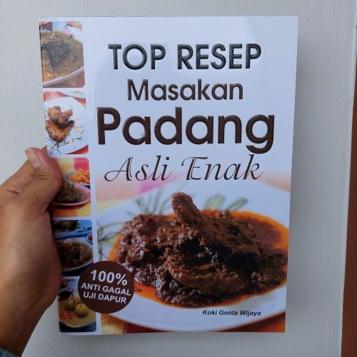 BUKU BEST SELLER : TOP RESEP MASAKAN PADANG ASLI ENAK