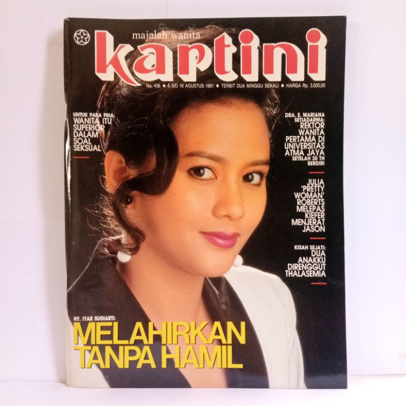 Majalah kartini no 436 edisi Agustus 1991