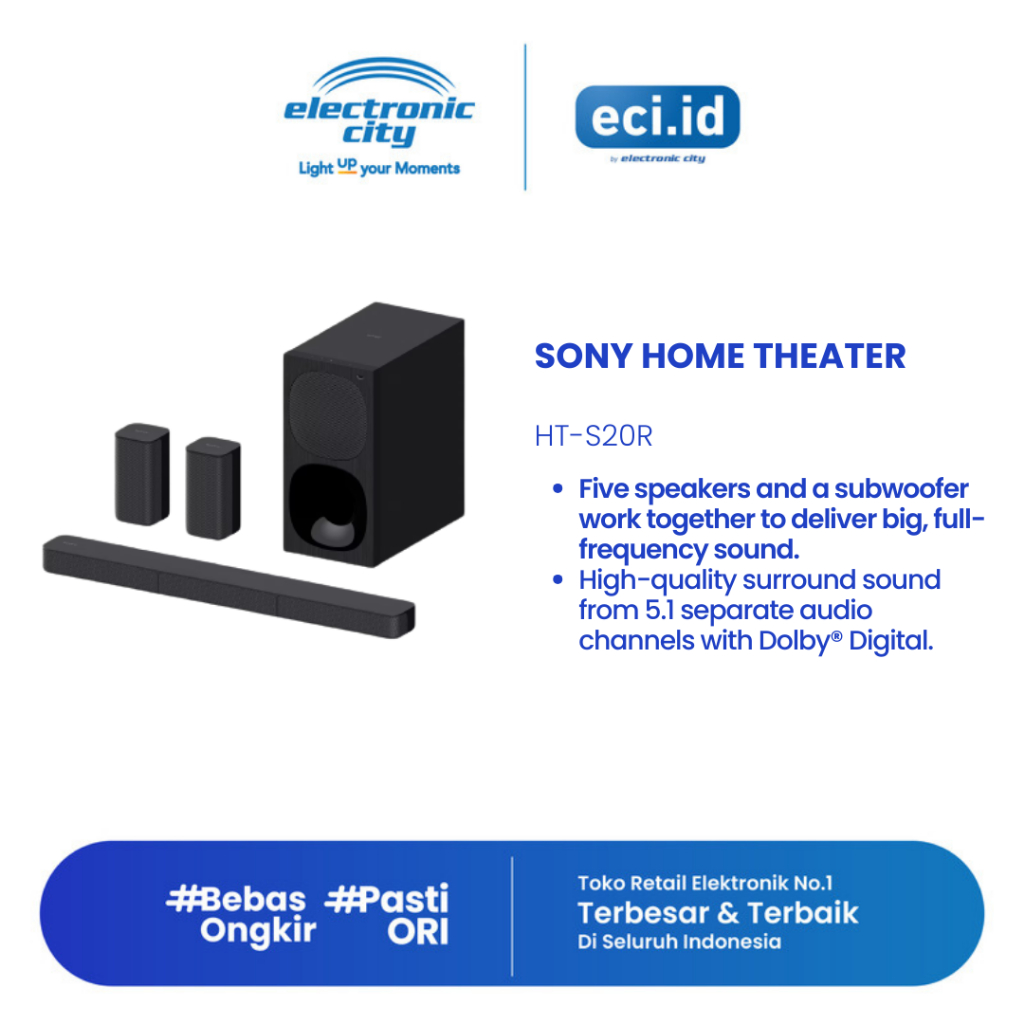 Sony Soundbar Speaker - HT-S20R