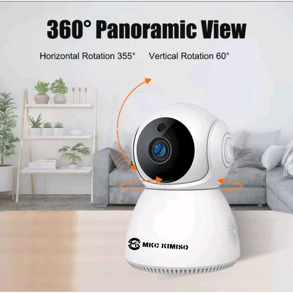 MKC - Q7S CCTV Smart V380 Pro Camera HD 1080P Wireless Snowman Night Vision MKC KIMISO