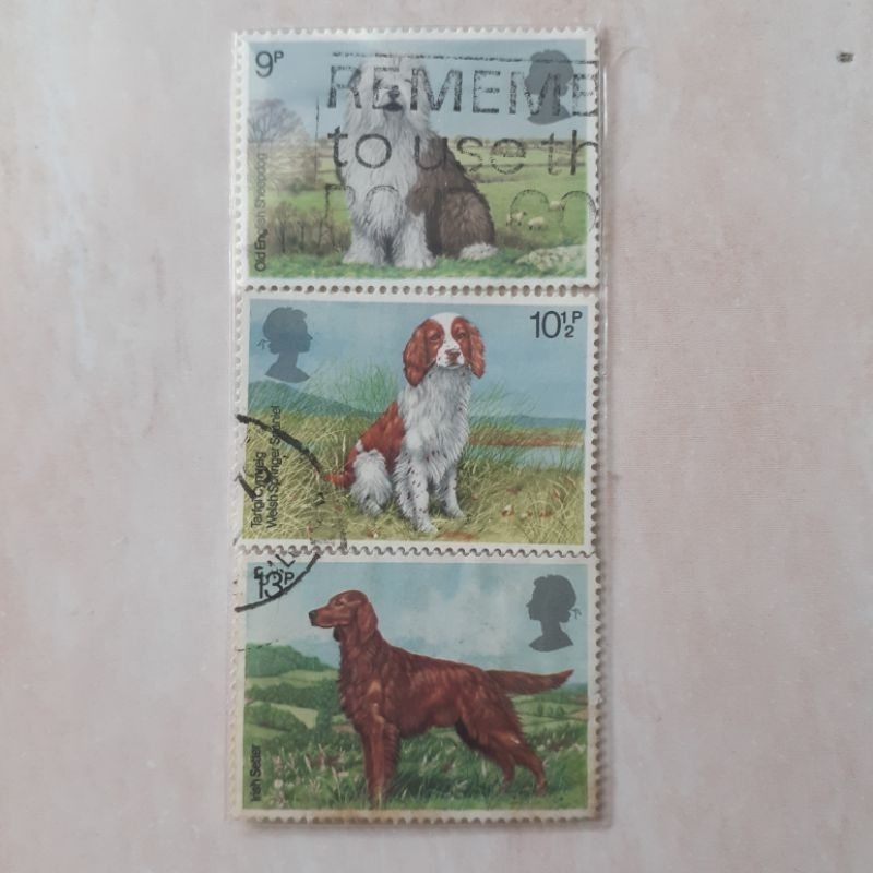 

Perangko Inggris Britania Raya & Irlandia Utara Dogs Tahun 1979 set 3pcs