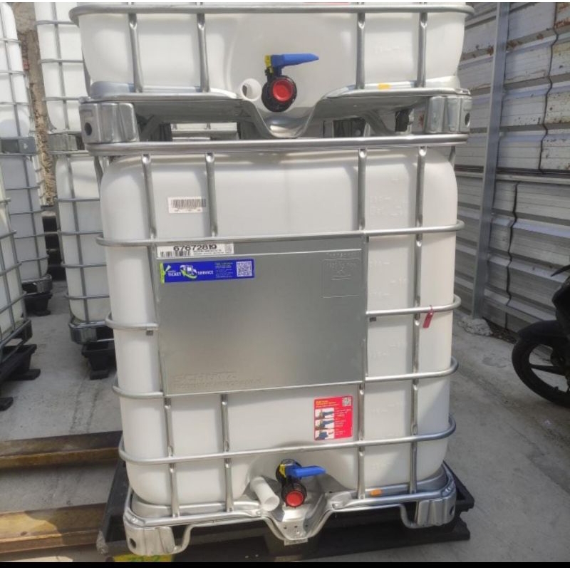 IBC TANK 1000 LITER BARU SCHUTZ / KEMPU / TOREN