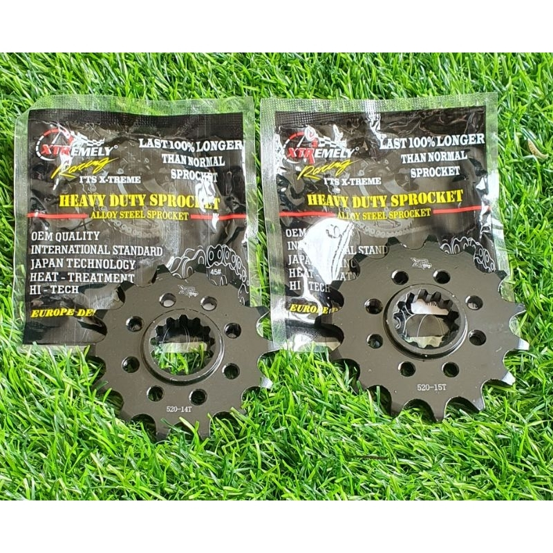 GIR DEPAN (GEAR DEPAN) MOTOR KAWASAKI NINJA 150R / NINJA 250R TYPE 415 428 520 XTR RACING