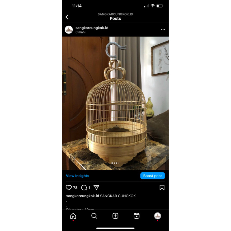 SANGKAR CUNGKOK BRANJANGAN