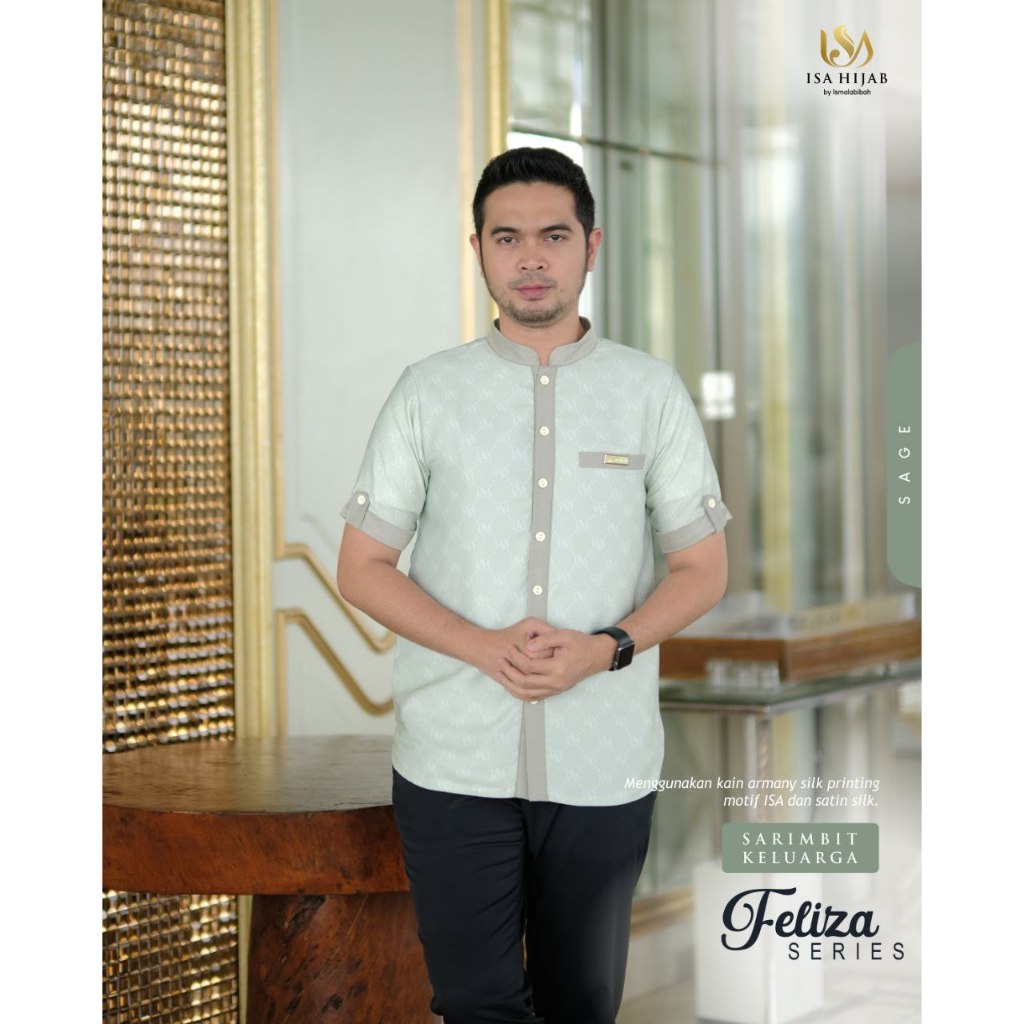 Baju Koko Satin Silk Feliza Series ISA Hijab