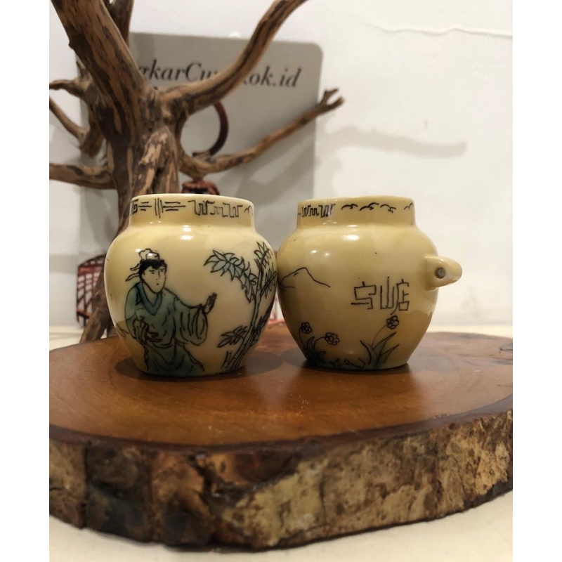 CEPUK KERAMIK CUNGKOK ORI TIONGKOK ACCESSORIES SANGKAR CUNGKOK