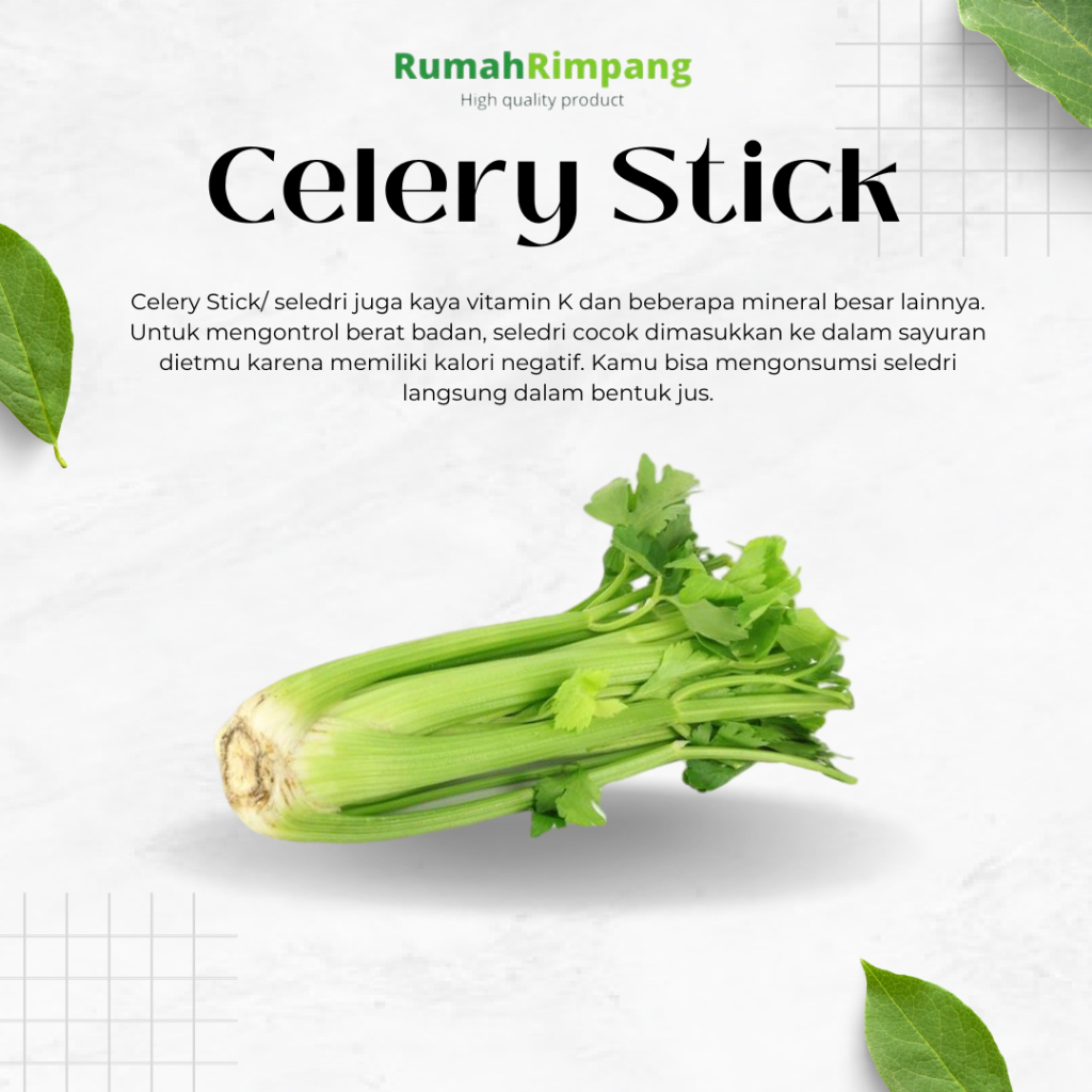 

[BISA INSTAN] CELERY STICK - KEMASAN 1 PACK 450 - 900 Gram