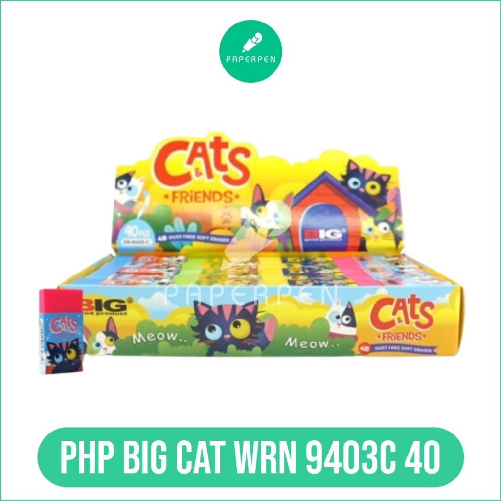 

(Pak) Penghapus Big Cat Warna 9403C 40