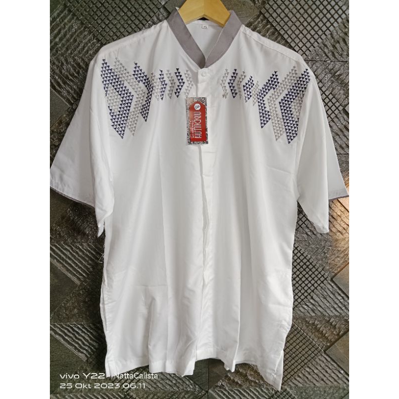 Baju koko Taqwa Dewasa Putih